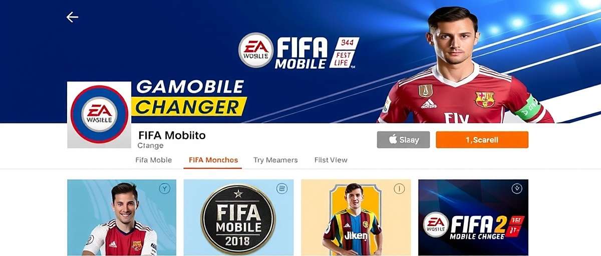 FIFA Mobile Game Changer - Download Page FIFA Mobile Game Changer download page on Indian app store